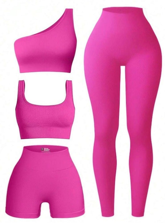 Seamless 4pcs activewear set